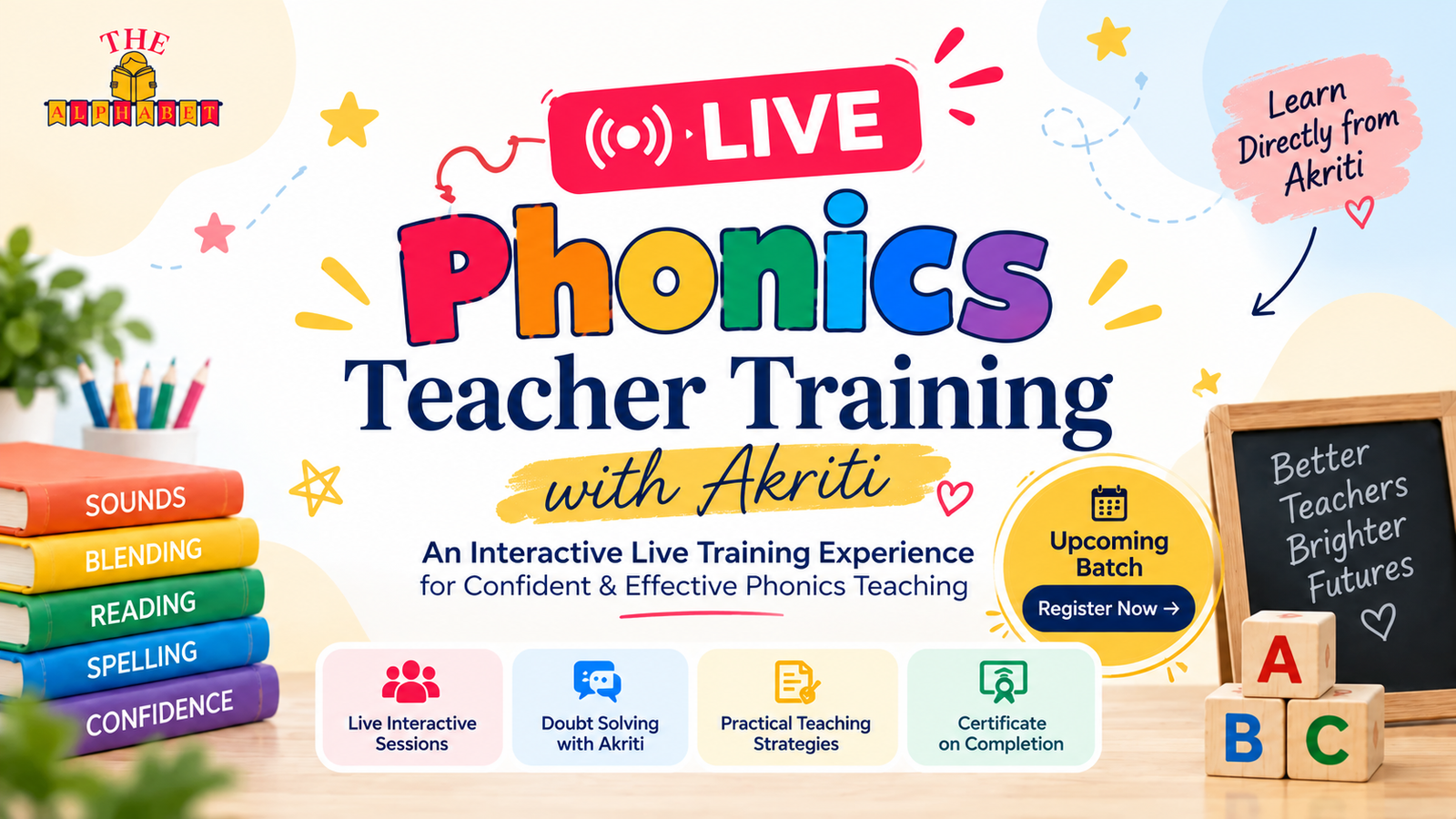 Live Phonics Teacher Training with Akriti